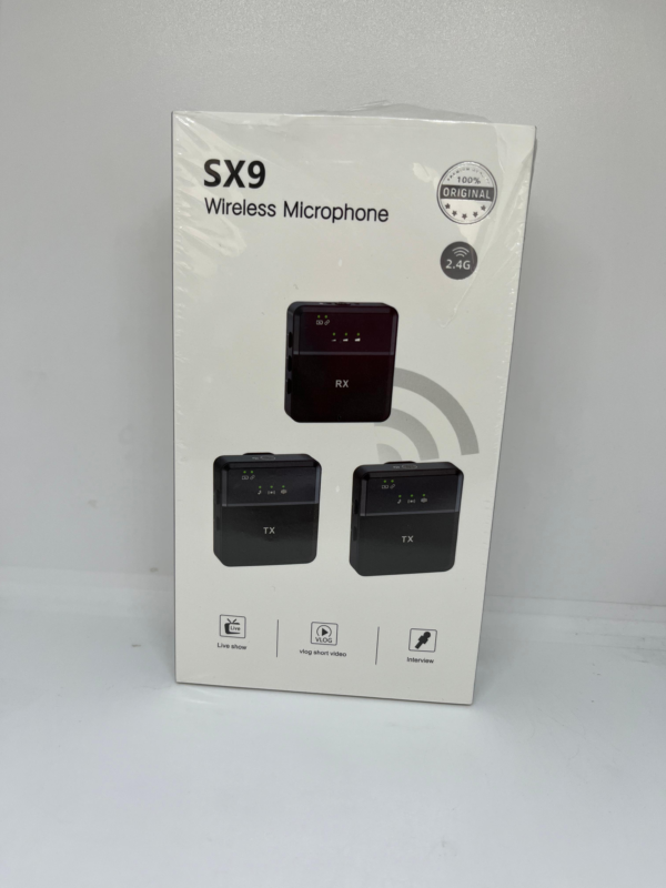 Microfono Inalambrico SX9 Doble Audio